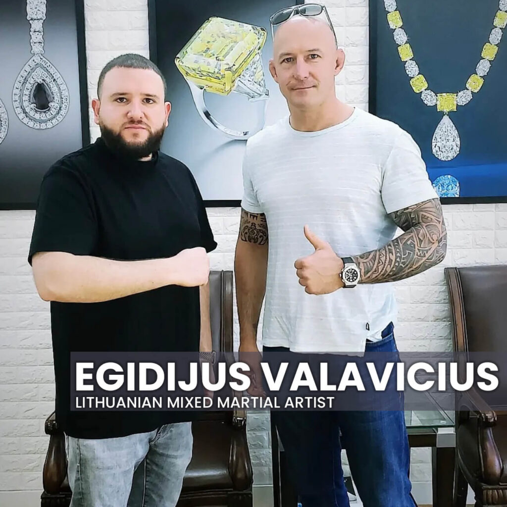 Egidijus Valavičius (born December 23, 1978) is a Lithuanian mixed martial artist from Marijampolė. A professional competitor since 2000, he has competed for PRIDE FC, Bellator, RINGS, and K-1.