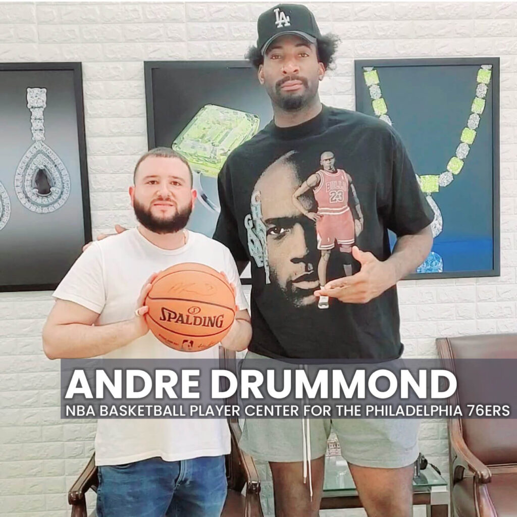 Andre Jamal Drummond (born August 10, 1993) is an American professional basketball player for the Philadelphia 76ers of the National Basketball Association (NBA). A center, he was selected by the Detroit Pistons in the first round of the 2012 NBA draft with the ninth overall pick.